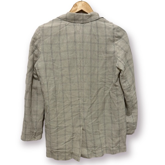 Madewell Dorset Blazer in Windowpane Grid - Picture 4 of 7
